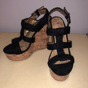 JustFab wedges -size 7